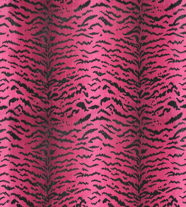 Scalamandre Tigre Reds & Black Fabric SC 000326167MMA