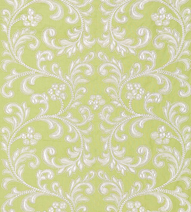 Scalamandre Chiara Embroidery Pear Fabric SC 000327029