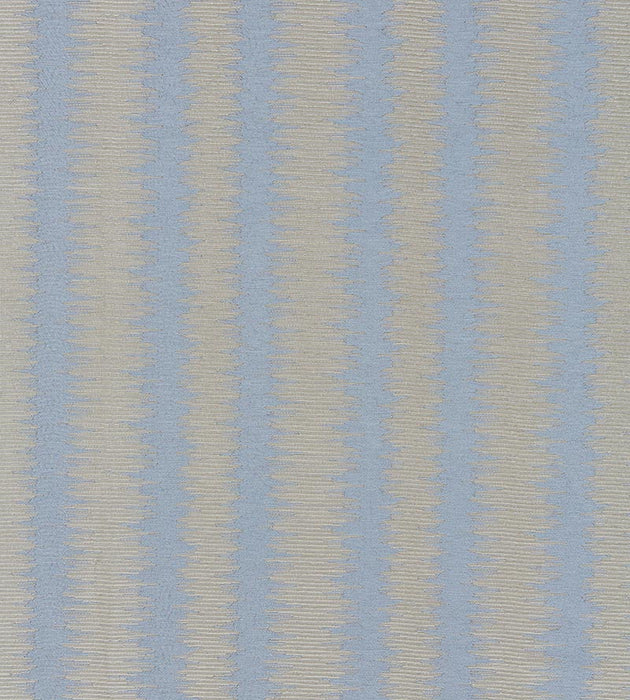 Scalamandre Konya Ikat Stripe Bluestone Fabric SC 000327138