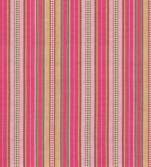 Scalamandre Nile Stripe Rose Garden Fabric SC 000327253