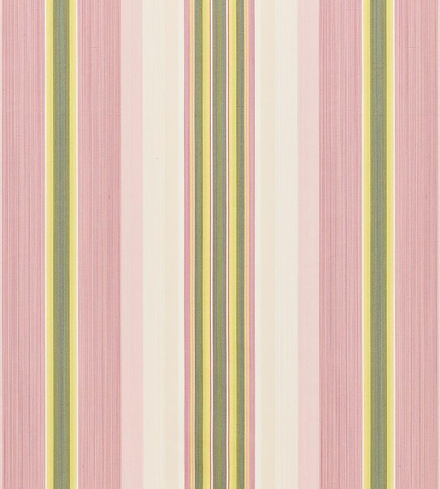 Scalamandre Simbolo Creams, Greens & Lavenders Fabric SC 000390010M