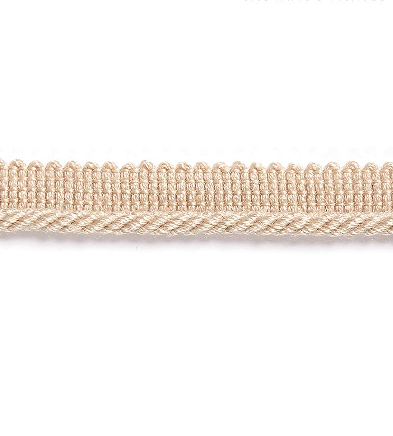 Scalamandre Millstone Twisted Cord Oat Trim Sample SC 0003C304