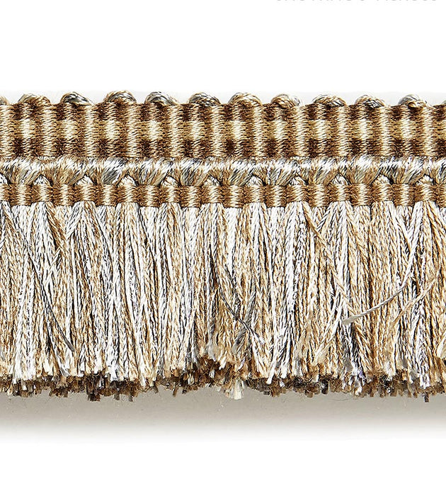 Scalamandre Shimmer Brush Fringe Flax Trim SC 0003FC1495