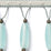 Scalamandre Vionnet Beaded Fringe Aquamarine Trim Sample SC 0003FX1501