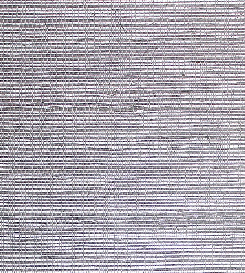 Scalamandre Sisal Metallic Silver Wallpaper SC 0003G1194