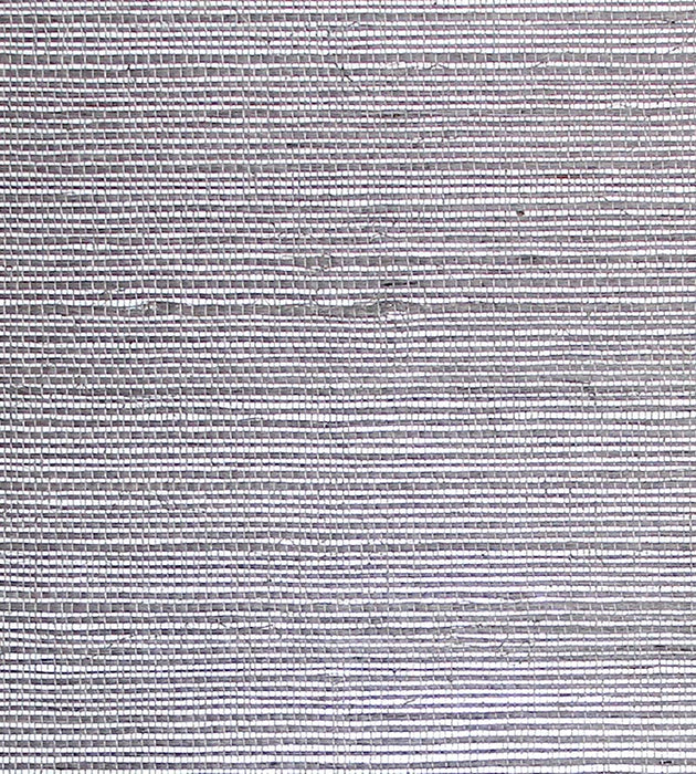 Scalamandre Sisal Metallic Silver Wallpaper Sample SC 0003G1194