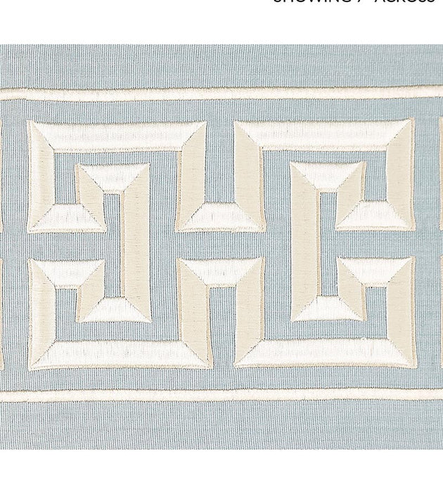 Scalamandre Imperial Embroidered Tape Sky Trim SC 0003T3280