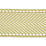 Scalamandre Montauk Herringbone Tape Lettuce Trim Sample SC 0003T3285