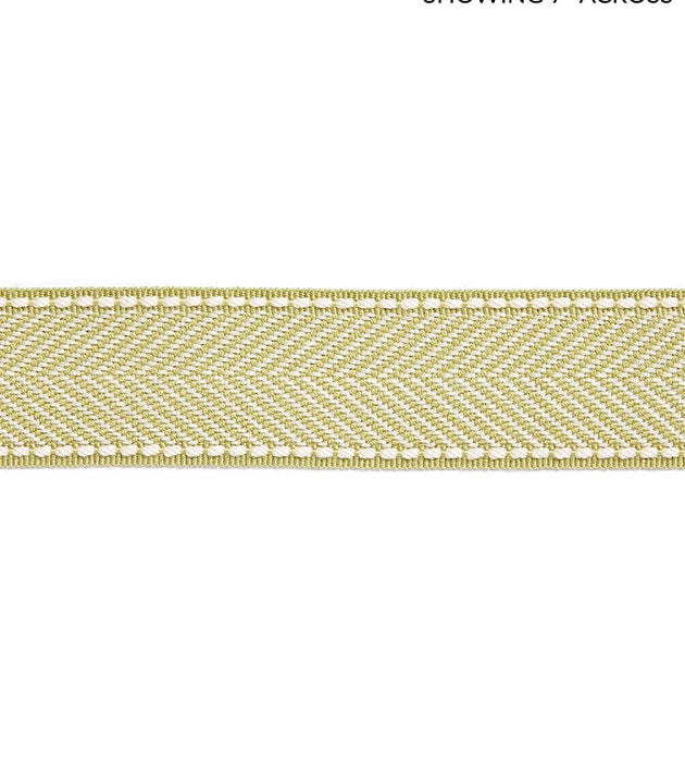 Scalamandre Montauk Herringbone Tape Lettuce Trim SC 0003T3285