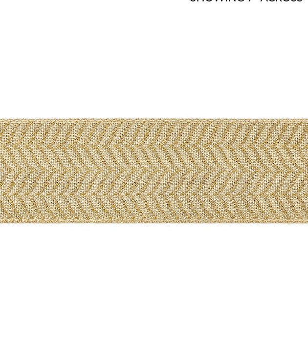 Scalamandre Artemis Tape Camel Trim Sample SC 0003T3294