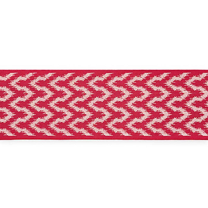 Scalamandre Seychelles Tape Hibiscus Trim Sample SC 0003T3309