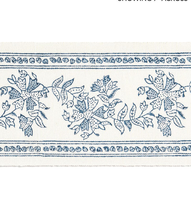 Scalamandre Citra Block Print Tape Lakeside Trim SC 0003T3327