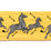 Scalamandre Zebras Embroidered Tape Yellow Trimming Sample SC 0003T3332