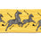 Scalamandre Zebras Embroidered Tape Yellow Trim Sample SC 0003T3332