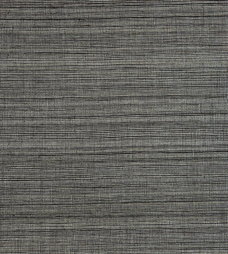 Scalamandre Strie Sisal Graphite Wallpaper SC 0003WP88339