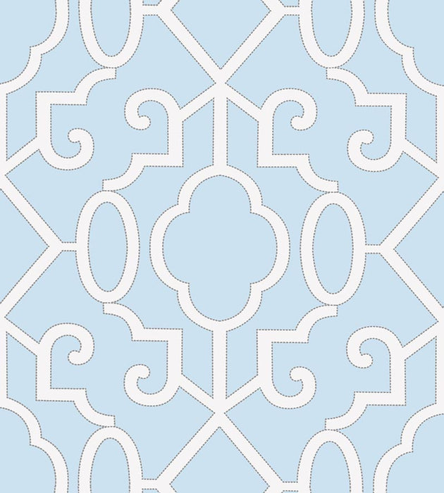 Scalamandre Ming Fretwork WP Cloud Wallpaper SC 0003WP88356