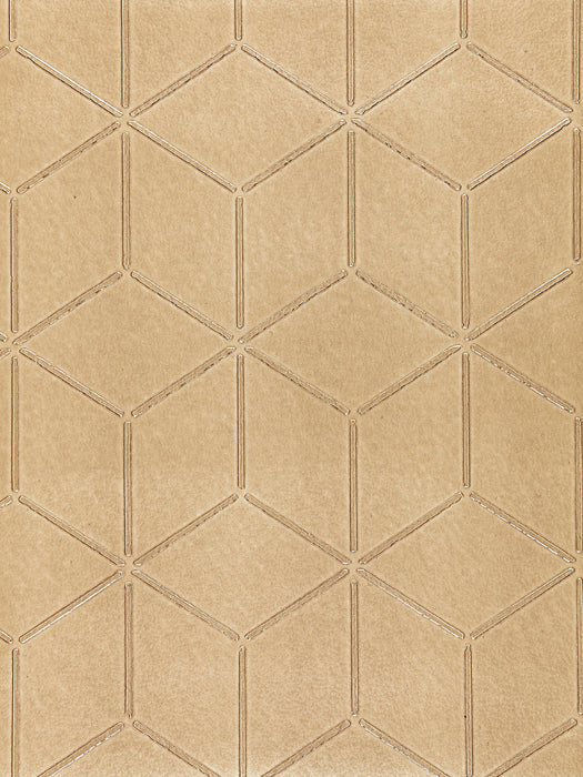 Scalamandre Glacier Burnished Gold Wallpaper Sample SC 0003WP88370