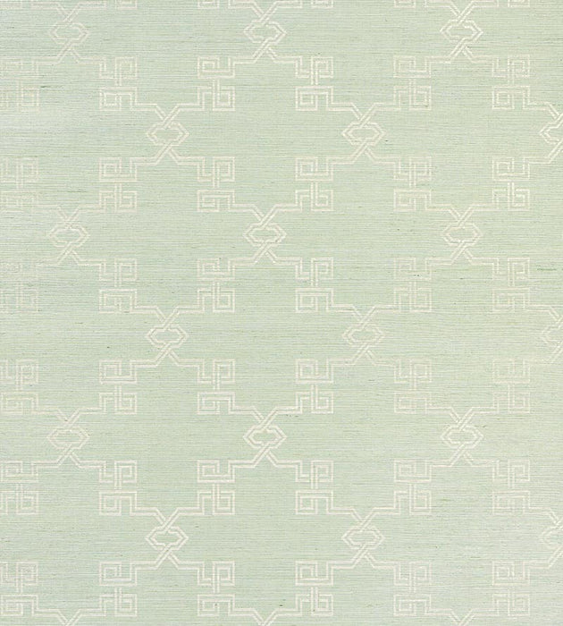 Scalamandre Suzhou Lattice Sisal Mineral Wallpaper SC 0003WP88374