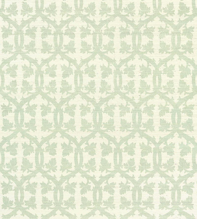 Scalamandre Falk Manor House Sisal Aquamarine Wallpaper Sample SC 0003WP88379