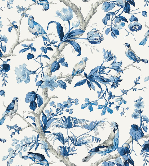 Scalamandre Belize Porcelain Wallpaper Sample SC 0003WP88381