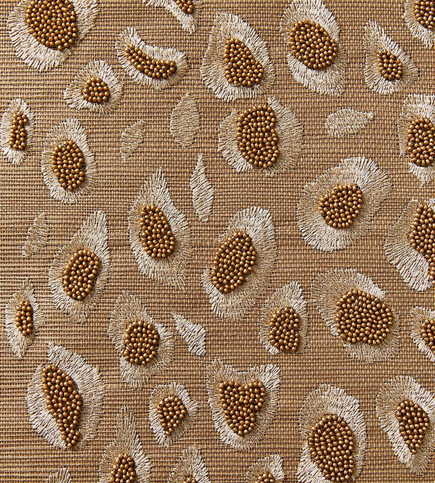 Scalamandre Catwalk Embellished Grasscloth Desert Wallpaper SC 0003WP88446