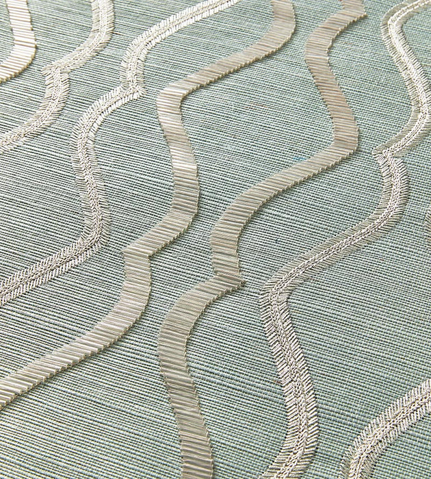 Scalamandre Valentina Embellished Sisal Seaglass Wallpaper Sample SC 0003WP88447