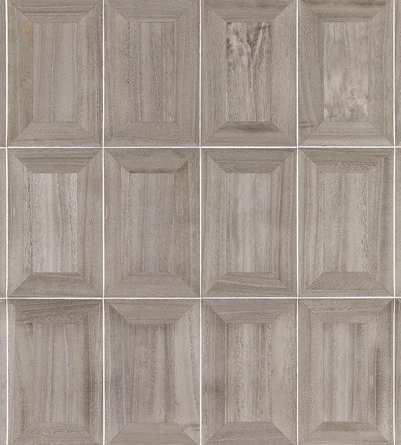 Scalamandre Libro - Wood Greystone Wallpaper Sample SC 0003WP88475