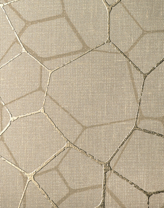 Scalamandre Lattice Wallcovering Flax Wallpaper Sample SC 0003WP88542