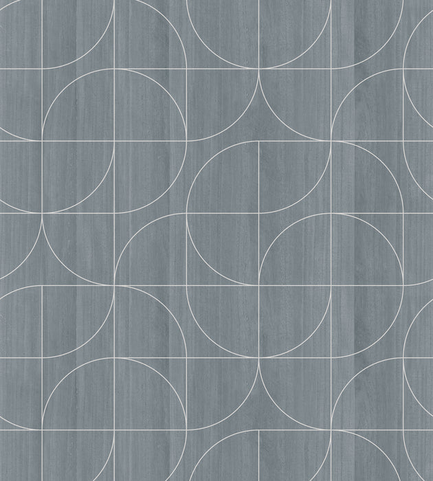 Scalamandre Vibrato Silver Sky Wallcovering Sample SC 0003WP88549