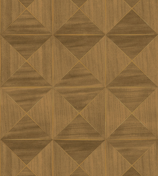 Scalamandre Ballad Hickory Wallcovering Sample SC 0003WP88551