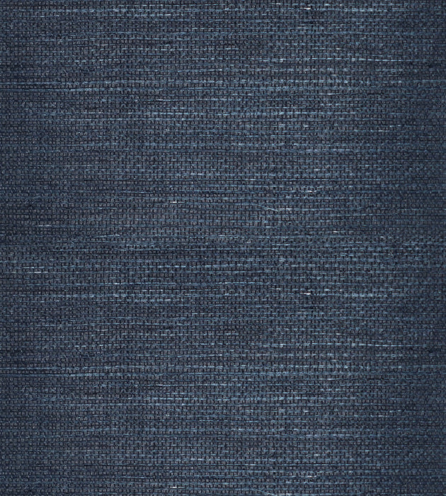 Scalamandre Taj Sisal - Ground Indigo Wallcovering Sample SC 0003WP88555G