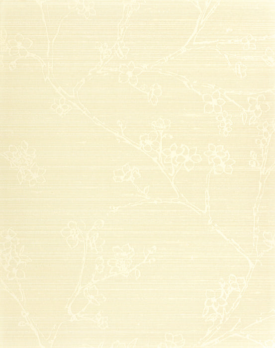 Scalamandre Khilana Jasmine Wallpaper Sample SC 0003WP88578