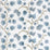 Scalamandre Pignoli Blue Jay Wallpaper Sample SC 0003WP88593D