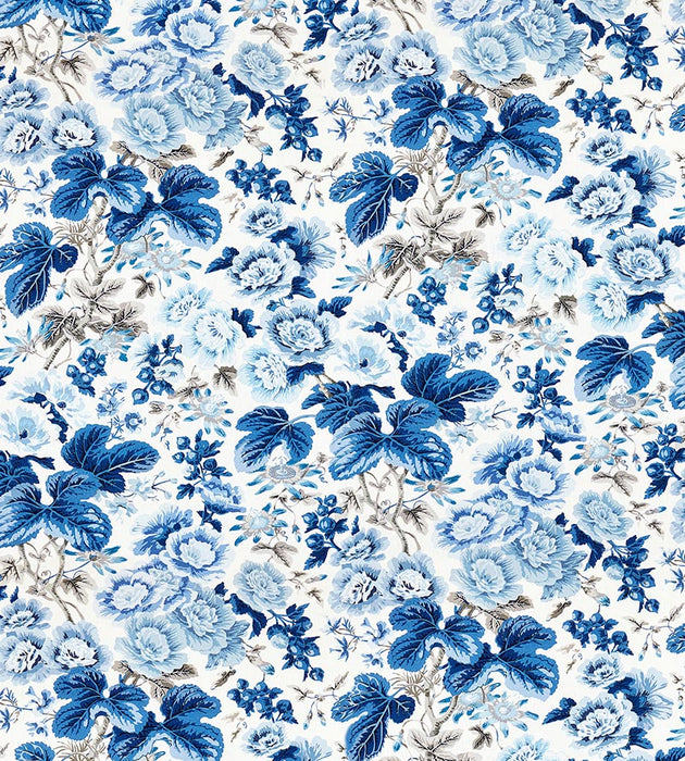 Scalamandre Highgrove Linen Print Porcelain Fabric SC 000416595