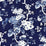 Scalamandre Ascot Linen Print Indigo Fabric SC 000416602