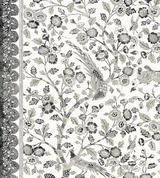 Scalamandre Anissa Print Truffle Fabric SC 000416625