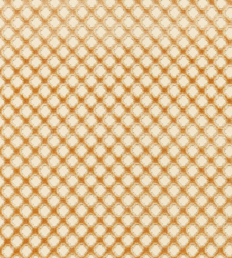 Scalamandre Pomfret Coffee On Beige Fabric SC 000426692