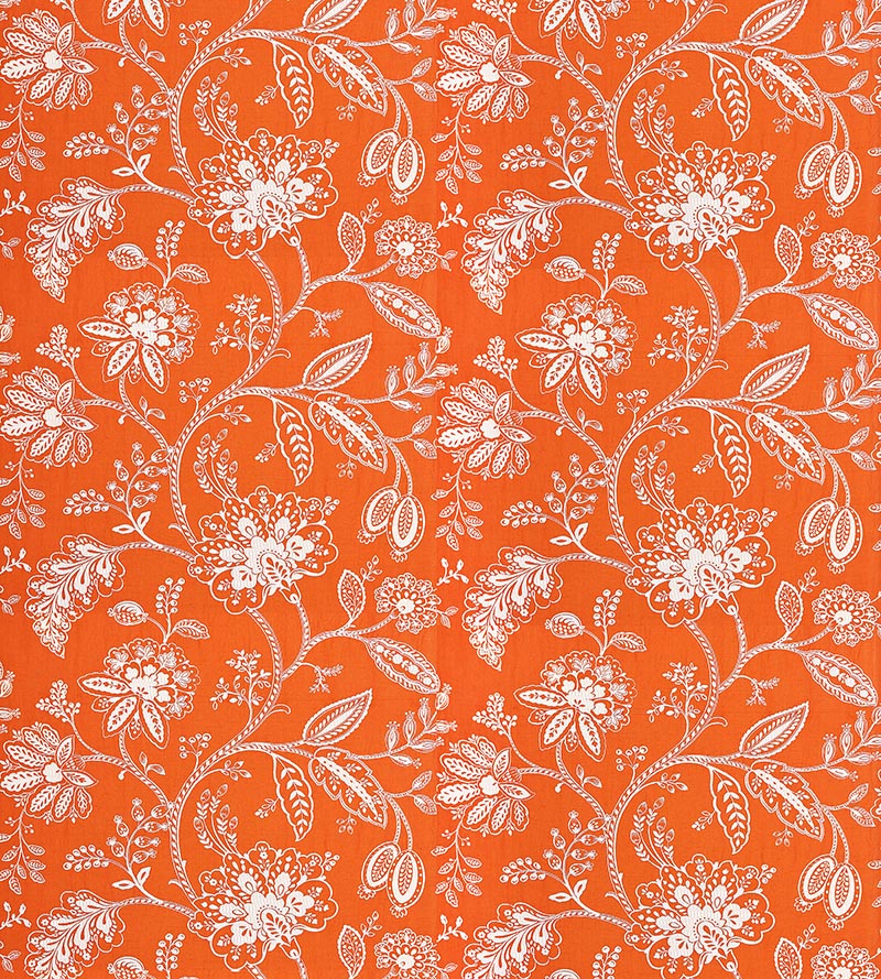 Scalamandre Kaveri Vine Mandarin Fabric SC 000427011