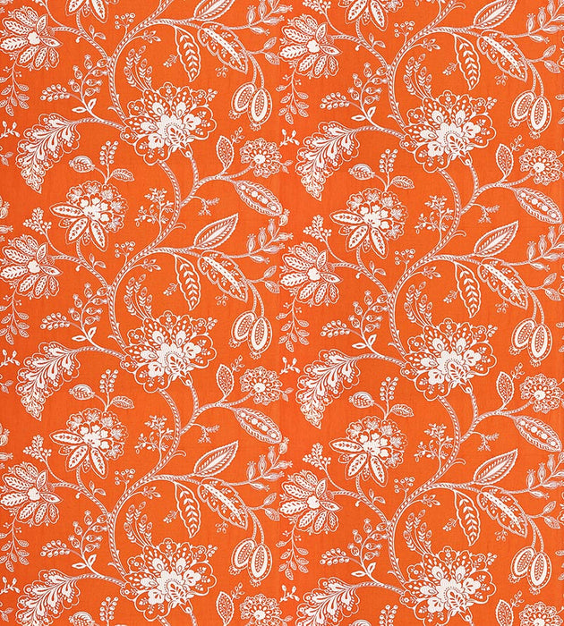 Scalamandre Kaveri Vine Mandarin Fabric SC 000427011