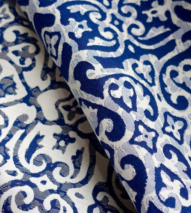 Scalamandre Kediri Indigo Fabric SC 000427057