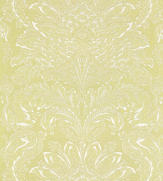 Scalamandre Carlotta Damask Peridot Fabric SC 000427081