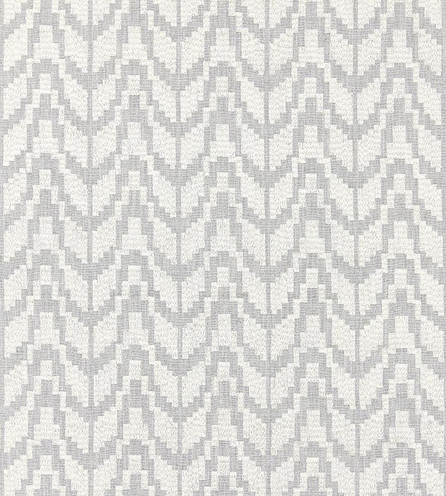 Scalamandre Chevron Embroidery Pearl Fabric SC 000427103