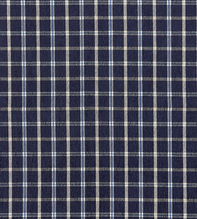 Scalamandre Bristol Plaid Navy Fabric SC 000427121