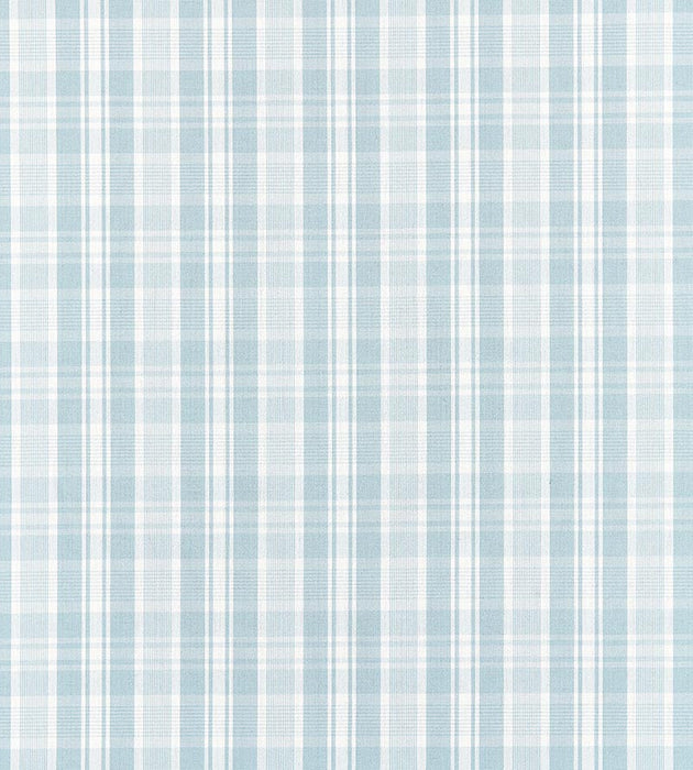 Scalamandre Preston Cotton Plaid Sky Fabric SC 000427122