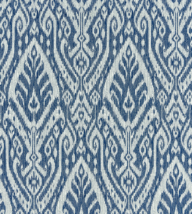 Scalamandre Borneo Ikat Indigo Fabric SC 000427196