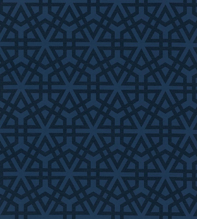 Scalamandre Lisbon Weave Indigo Fabric SC 000427198