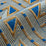 Scalamandre Kasai Velvet Blue And Gold Fabric SC 000427323