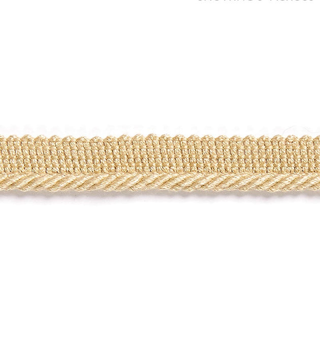 Scalamandre Millstone Twisted Cord Straw Trim Sample SC 0004C304