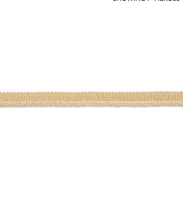 Scalamandre Millstone Twisted Cord Straw Trim Sample SC 0004C304