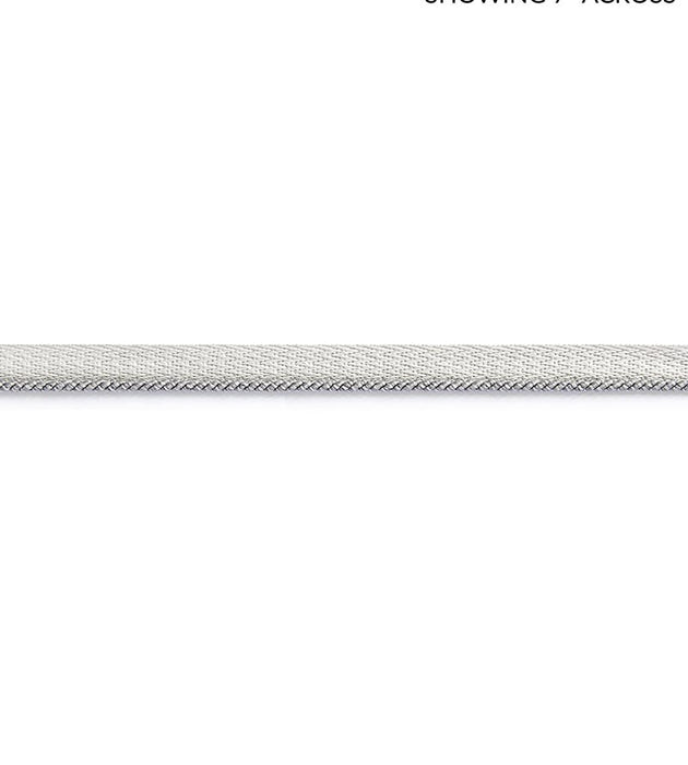 Scalamandre Tortola Twisted Cord Pearl Grey Trim Sample SC 0004C312